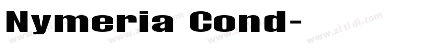 Nymeria Cond字体转换